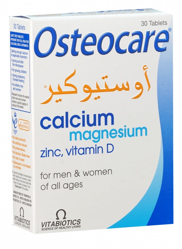 Osteocare Calcium & Vitamin Supplement  30 Tablets - Image 1